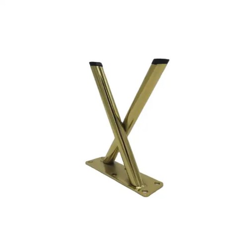 Simple Modern Latest Design X-shaped Furniture Metal Leg Metal Sofa Legs Gold