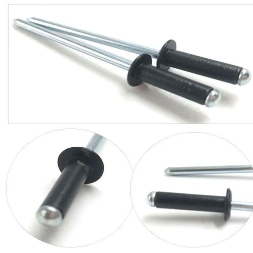 Hardware Fasteners And Rivets Push Pin Rivet Fasteners Black 3 Mm Hole Diameter 3.0/3.2/4.0/4.8/5.0/6.2