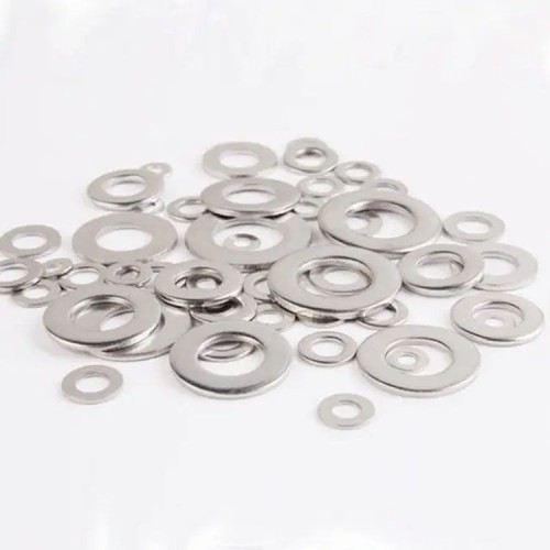 Metal Galvanized Sliver Steel Flat Washer For Mechanical Industrial Fasteners