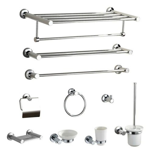 Square Design Modern Design Chrome Bathroom Set Accessories