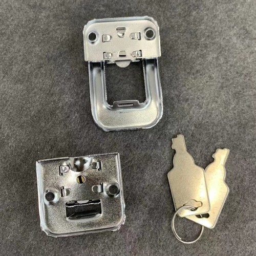 Small and medium luggage iron chrome buckle