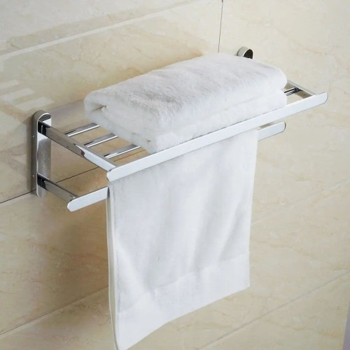 Bathroom Zinc Alloy Modern Towel Rack