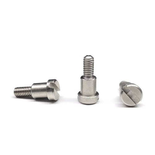 Custom Fastener Manufacturers A2 A4 Stainless Steel Cup Head Slotted Step Shoulder Screws