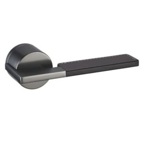 European Leather Zinc Alloy Door Handle Safety Door Lever Handles With Home Room Interior Bedroom/bathroom