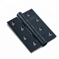 4 Inch Stainless Steel Black Flush Door Hinges Butterfly Door Hinges