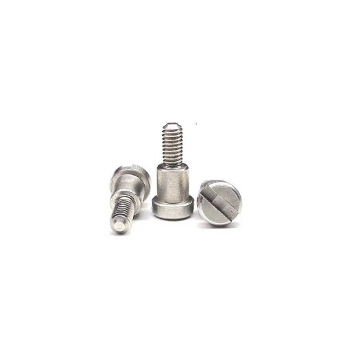 Custom Fastener Manufacturers A2 A4 Stainless Steel Cup Head Slotted Step Shoulder Screws