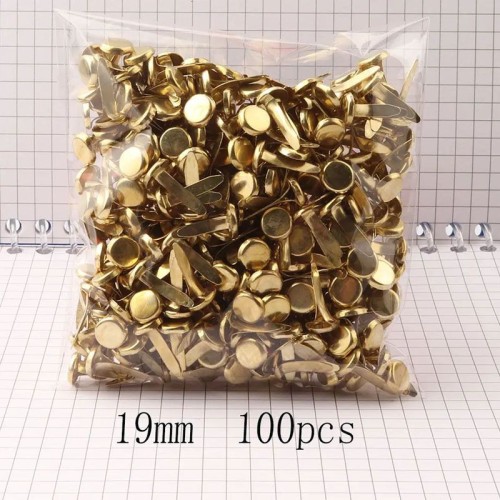 19mm Butterfly Two Feet Nail Quality Brass Gold/silver Paper Fasteners