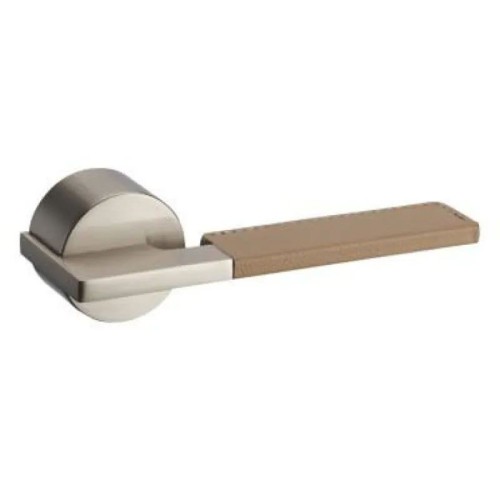 European Leather Zinc Alloy Door Handle Safety Door Lever Handles With Home Room Interior Bedroom/bathroom