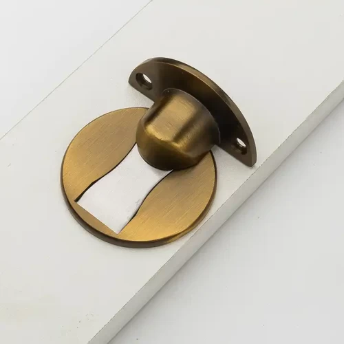 Stainless Steel Magnetic Door Stop Adjustable Wood Door Stopper