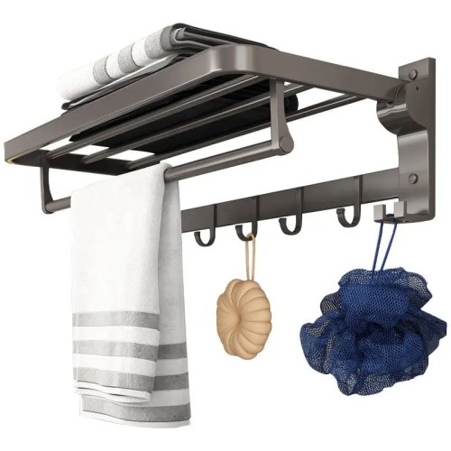 Modern Bathroom Towel Bar Accessory Set Towel Rack Quality Aluminum Wall Mounted Bathroom Accessories Set