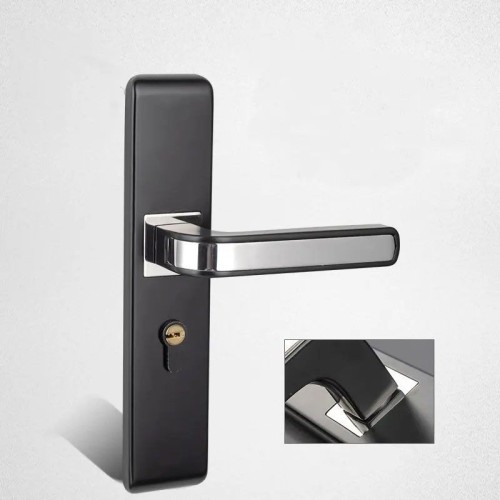 Modern Door Handle 2.0 Mm Stainless Steel Black Door Handles With Locks