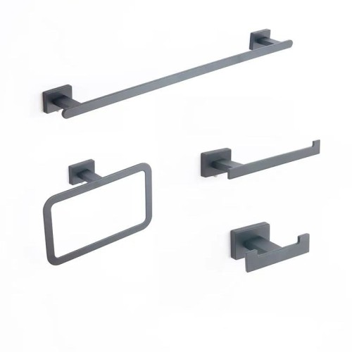 Square Design Modern Design Chrome Bathroom Set Accessories