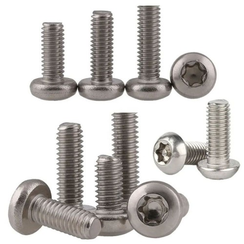 Wholesale M2 M3 M4 Ss304 Stainless Steel Aluminum Torx Button Head Machine Screw Security Bolt Tapping Screw