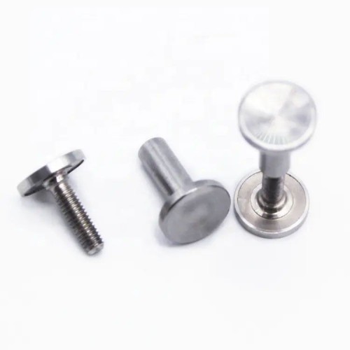 Custom Aluminum Nonstandard Fastener Male And Female Screw Turning Parts