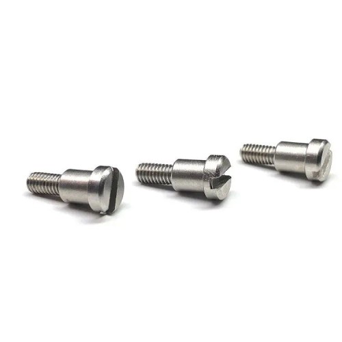 Custom Fastener Manufacturers A2 A4 Stainless Steel Cup Head Slotted Step Shoulder Screws