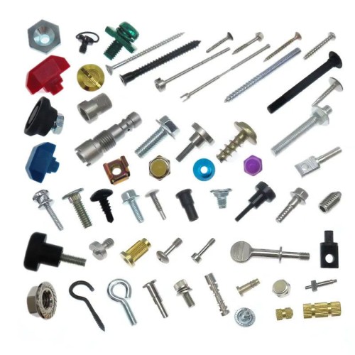 Custom Aluminum Nonstandard Fastener Male And Female Screw Turning Parts