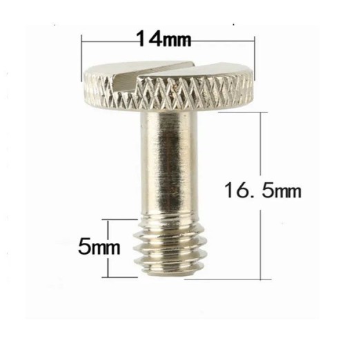 Stainless Steel Hidden 1/4 20 Screw Camera